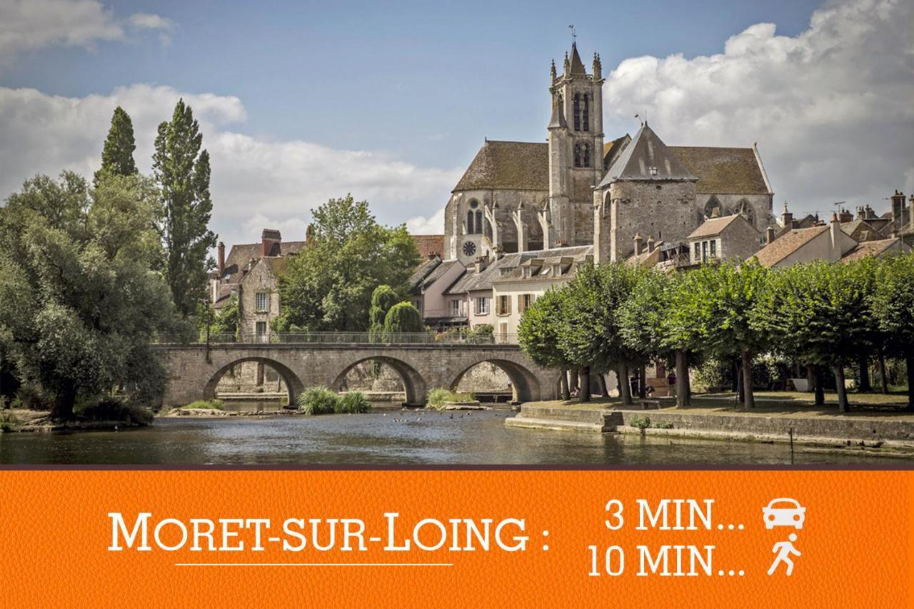 Апартаменты Duplex Standing 7Min➤Fontainebleau-Insead⎮45Min➤Paris Veneux-les-Sablons Экстерьер фото